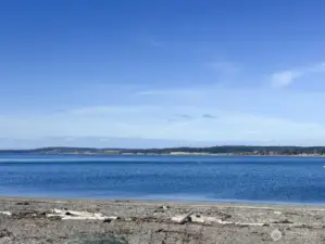 A great place to put your kayak in to paddle around the Sound