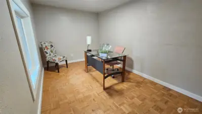 Another extra finished room that would make an excellent office, dining room, homeschool area, den, or use your imagination!