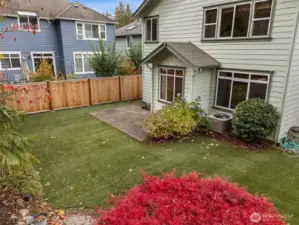 The fence was also replaced this year.