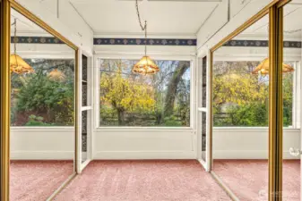 Bedroom 2 on main level that could also be a coffee or reading nook.
