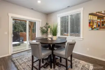 Dining Space leading to covered patio