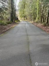 Paved road to the property!