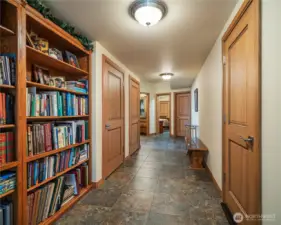 Lower level hallway