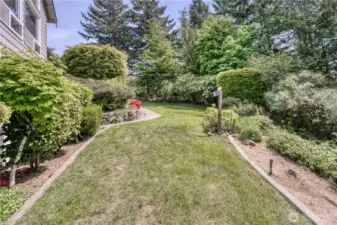Keep the plants where they belong with this extensive curbing.