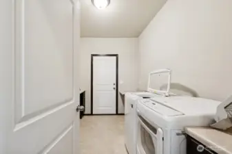 Laundry room.