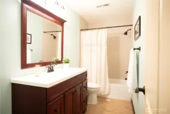 Downstairs hall bath.