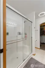 Primary shower.