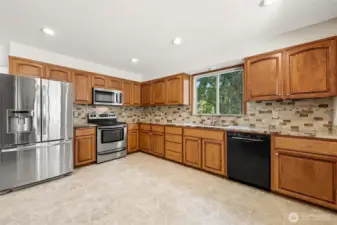 Kitchen featuring granite countertops