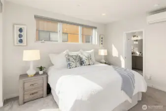 Primary suite-roof for a king bed