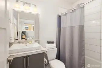 second bathroom as part of the 2nd bedroom suite.