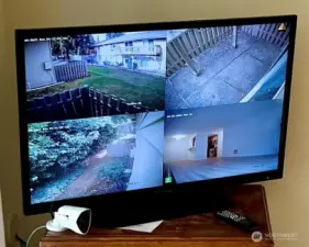Security Vision & cameras stay with unit