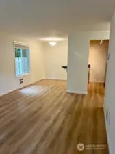View from Patio to Dining & Living Room area