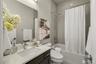 Basement bathroom