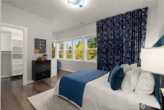 Top floor bedroom