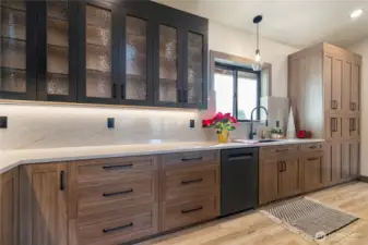 Kitchen with exquisite cabinetry
