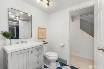Downstairs bathroom