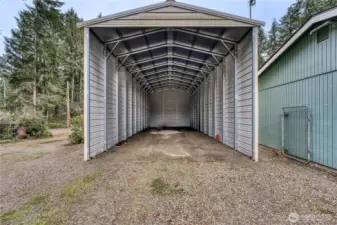 A full size RV garage on your own property in Gig Harbor is not all that common.  Park your RV or just lots of toys!