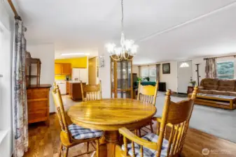 Invite friends over for lunch and enjoy this open concept home.