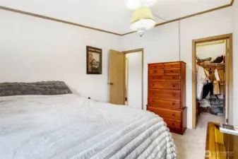 Another view of Bedroom #4, with the walk-in closet.