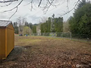 View facing west from the northeast side of the property.