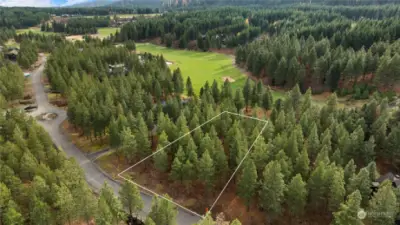 Aerial view of 1150 Southern Star Lane.