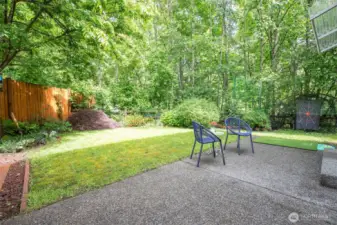 Fully Fenced Backyard.