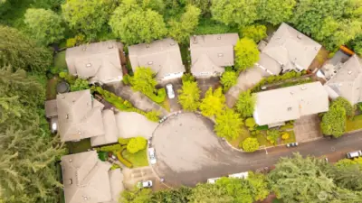 Aerial of Cul-de-sac.