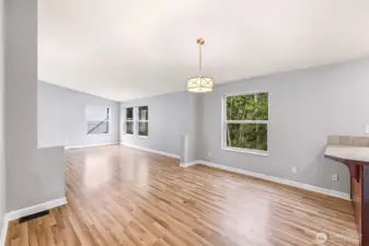 Dining & Living area