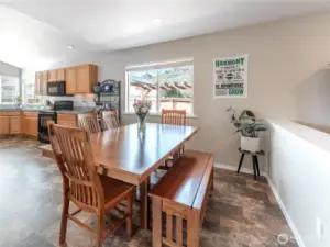 Kitchen with eating space