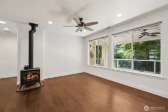 Cozy gas stove