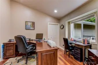 Office at front of home
