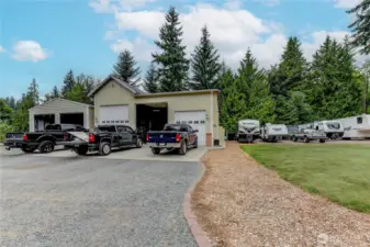 TWO large garages. 12 and