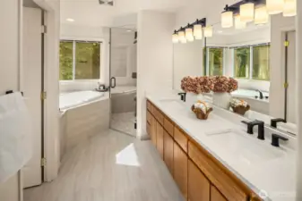 Beautifully updated Primary Bath.
