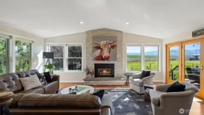 Walls of windows bring technicolor views in all directions and tons of natural light.