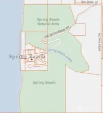 Spring Beach is surrounded by 45.8+ acres of preserve land.