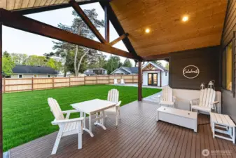 Large Corner Lot - Fully finished flex space not included in square footage.