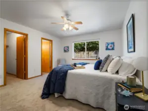 Large walk-in closet in the primary bedroom.