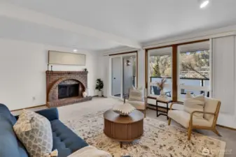 Plenty of natural light adorns this unit