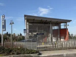 Coming soon, just a few blocks - Mercer Island Light Rail Station