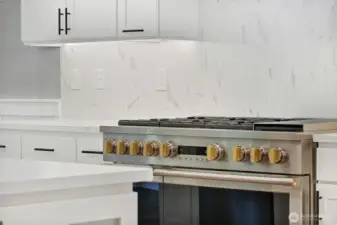 High end monogram appliances throughout