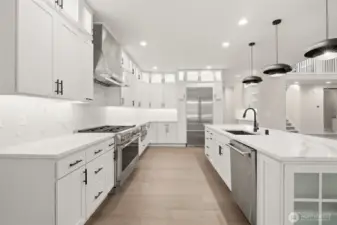 Backlit display cabinets