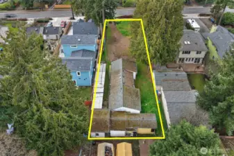 Yellow boundary lines are estimated- buyer to verify