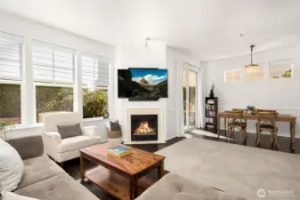 Lovely LVP flooring throughout the condo. No carpeting!