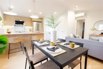 Living, dining, and kitchen area on 2nd floor.