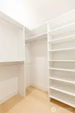 Built-in closet system