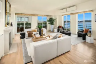 Living Room has walls of windows, spacious and enjoy those stunning views!