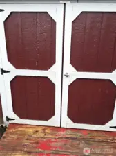 door to shed