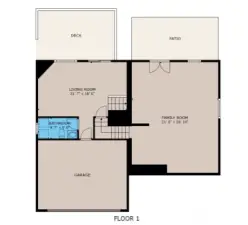 Lower level and basement.