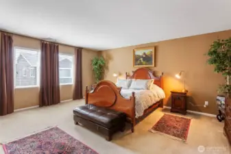 Extra large primary bedroom.