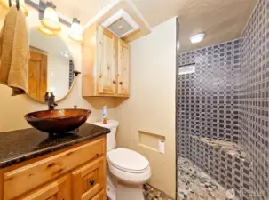 3/4 bath with very nice shower